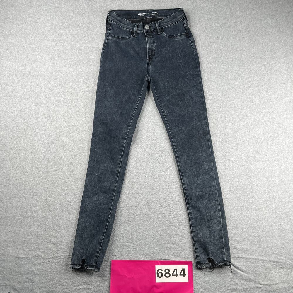 Old Navy 360 Stretch Ballerina Jeggings Youth Size 14 Dark Wash Stretch